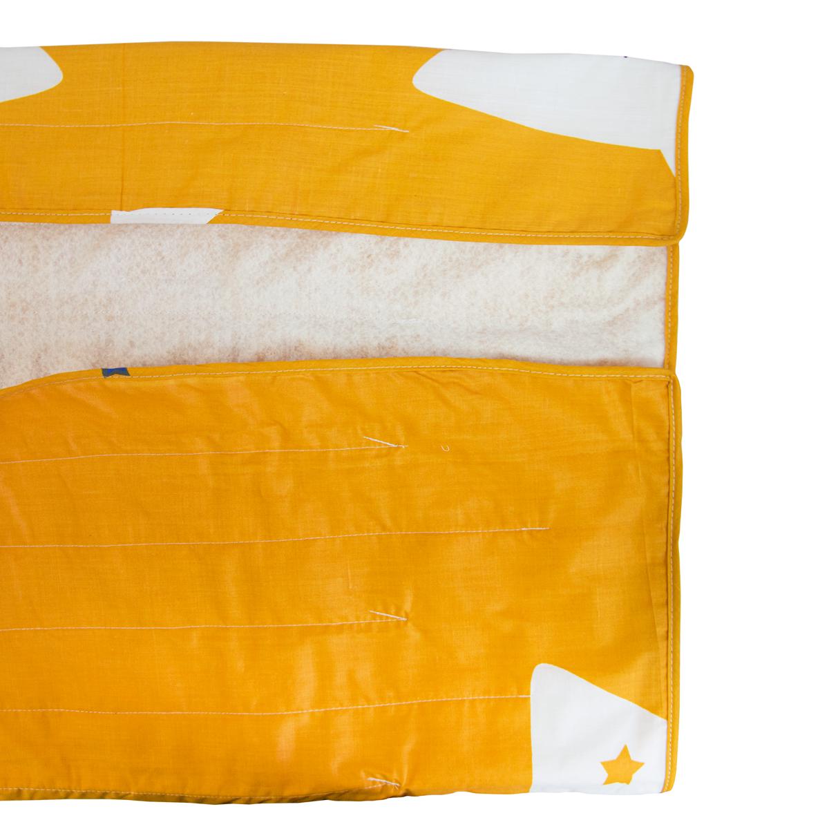 Электропростынь Трио-СамеТо 02101 150x80 см Оранжевый с белыми звездами (1009563-Other) - фото 4