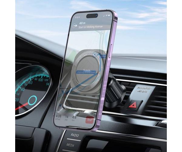 Холдер магнитный автомобильный Hoco H28 Black - фото 8 Холдер магнитный автомобильный Hoco H28 Black - фото 8