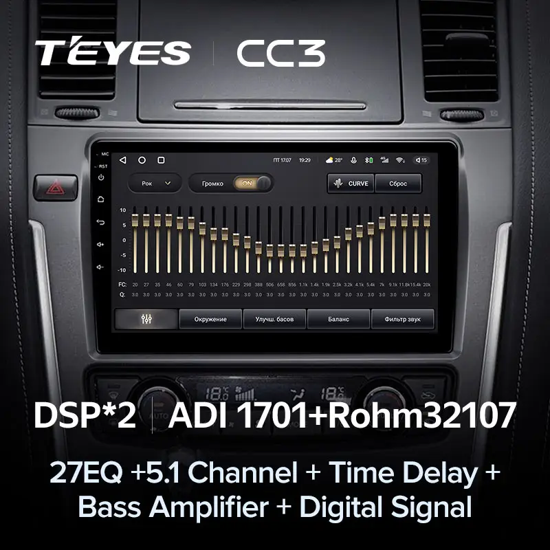 Автомагнітола штатна Teyes CC3 для Nissan Patrol Y62 2010-2020 Android 6/128 Гб Wi-Fi/4G варіант F1 (1737296263) - фото 4