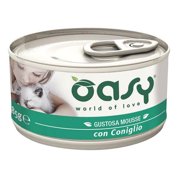 Корм влажный для кошек OASY CAT Кролик 85 г (000025572)