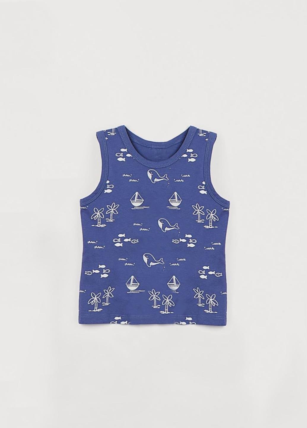 Майка H&M 68 см Синий (9728333b39)