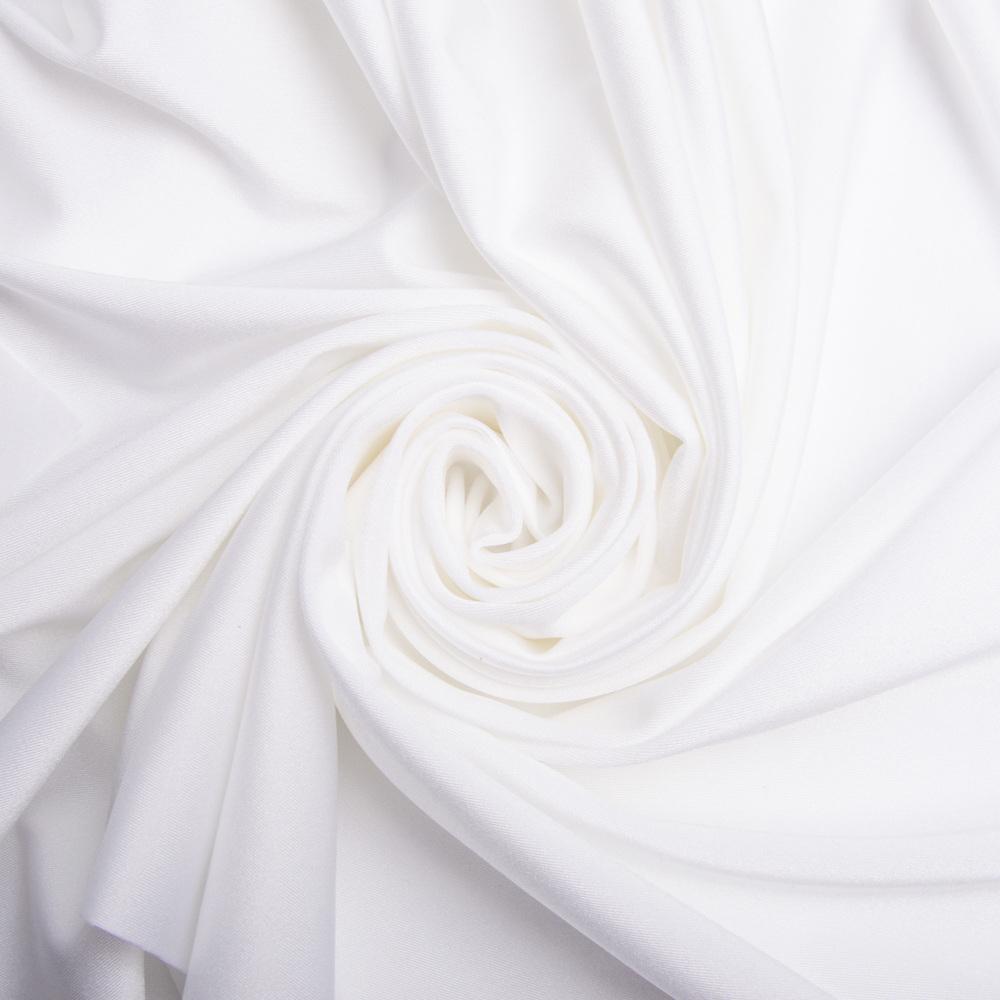 Ткань бифлекс блеск однотонный V-3 Молоко (1003)