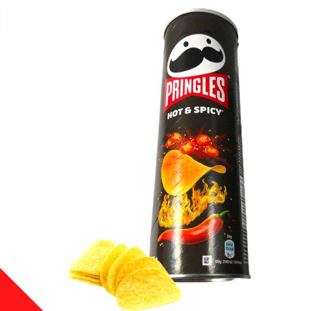 Чипси Pringles Hot Spicy з гострим та пряним смаком 165 г (PO-4) - фото 15