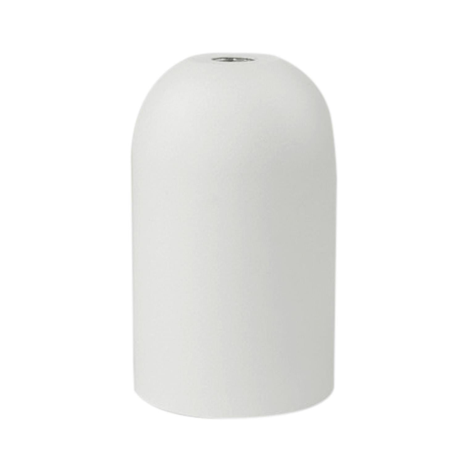 Накладка алюминиевая Round на патрон Е27 массивная Белый