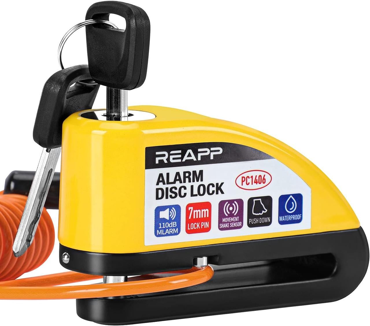 Сигнализация reapp Brake Disc Lock блокировка мотоцикла 110 дБ