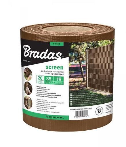 Стрічка для паркану Bradas 19 см 35 м (TOB4501935BRL)