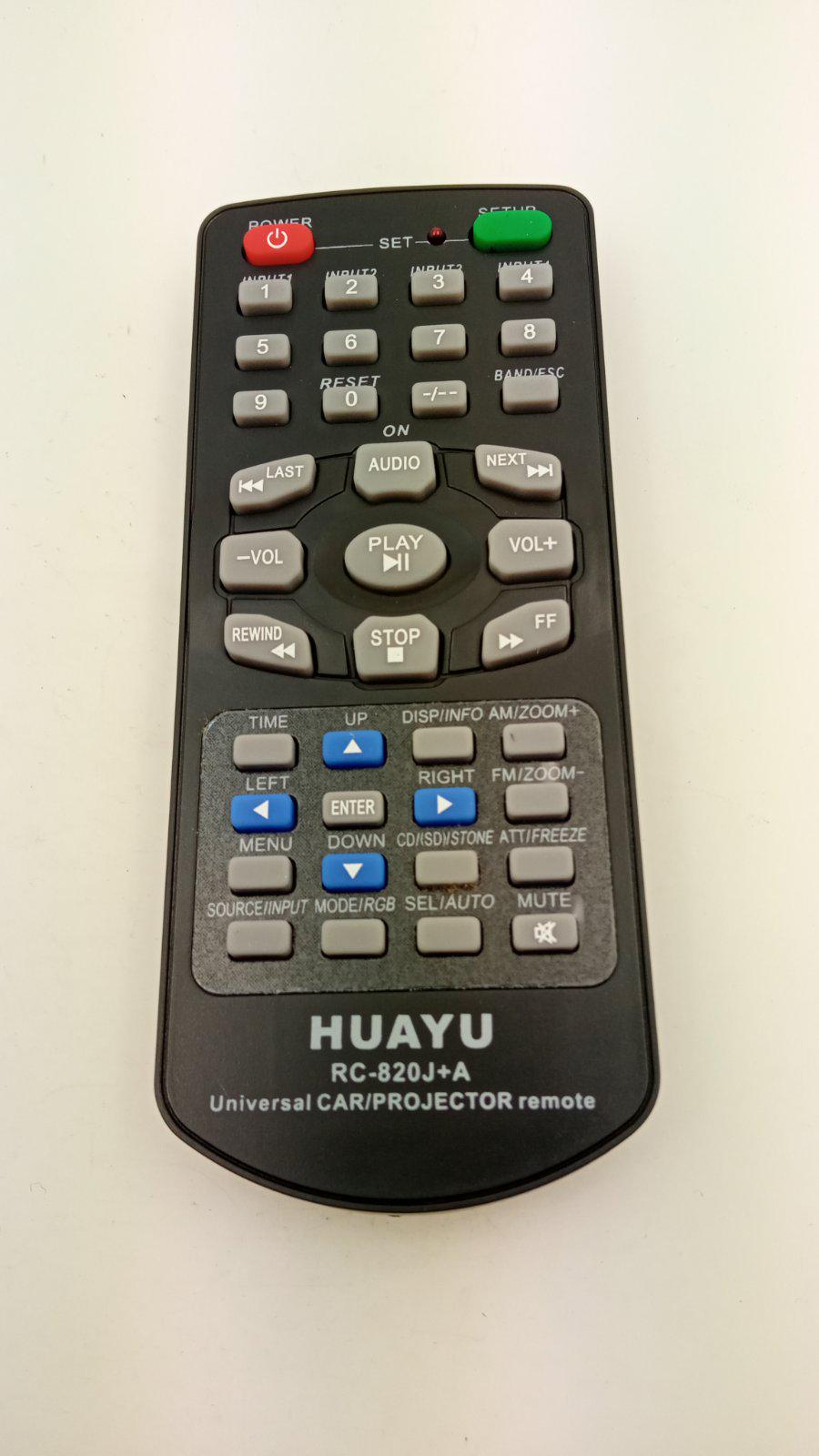 Пульт для Huayu CAR RC-820J+A и автомагнитол (12500) Пульт для Huayu CAR RC-820J+A и автомагнитол (12500)