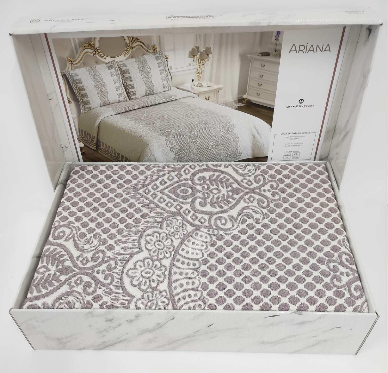 Покривало My Bed Жакард 240x260 з наволочками Ariana Powder (CN6170)