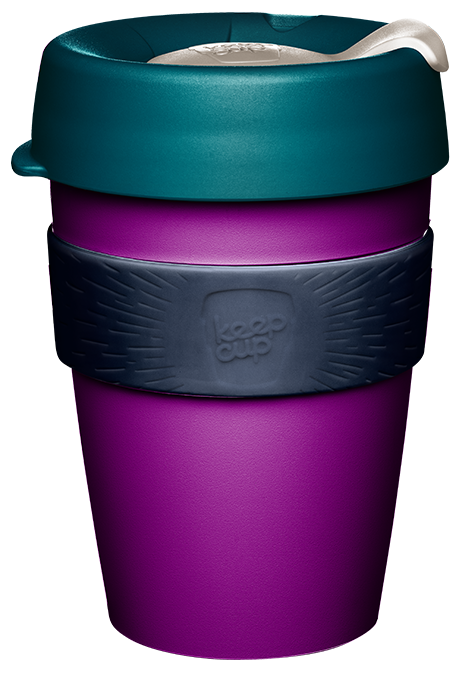 Чашка KeepCup Midsummer 340 мл Фиолетовый/Зеленый - фото 1 Чашка KeepCup Midsummer 340 мл Фиолетовый/Зеленый - фото 1