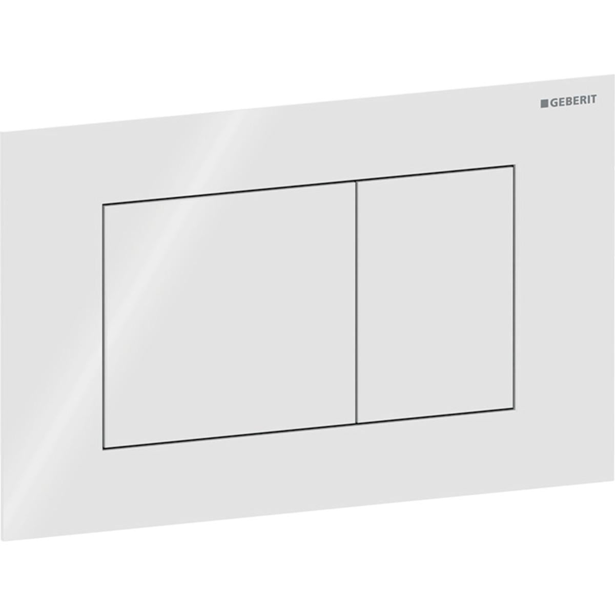 Кнопка для установки Geberit Sigma40 Square механическая Белый глянцевый (115.629.SI.1)