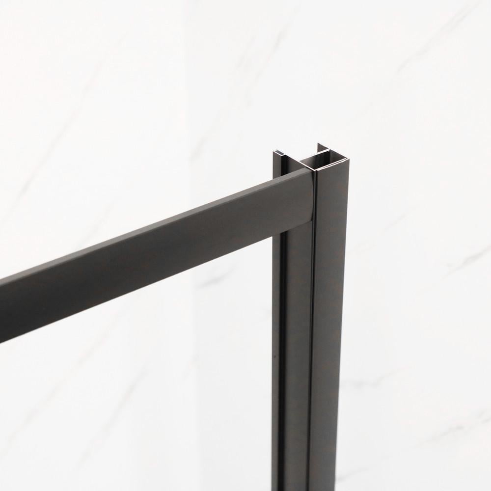 Дверь в нишу MIXXUS Premium DIVERSE SD01-140x185-TR прозрачное стекло 5 мм Black (MI6878) - фото 2 Дверь в нишу MIXXUS Premium DIVERSE SD01-140x185-TR прозрачное стекло 5 мм Black (MI6878) - фото 2