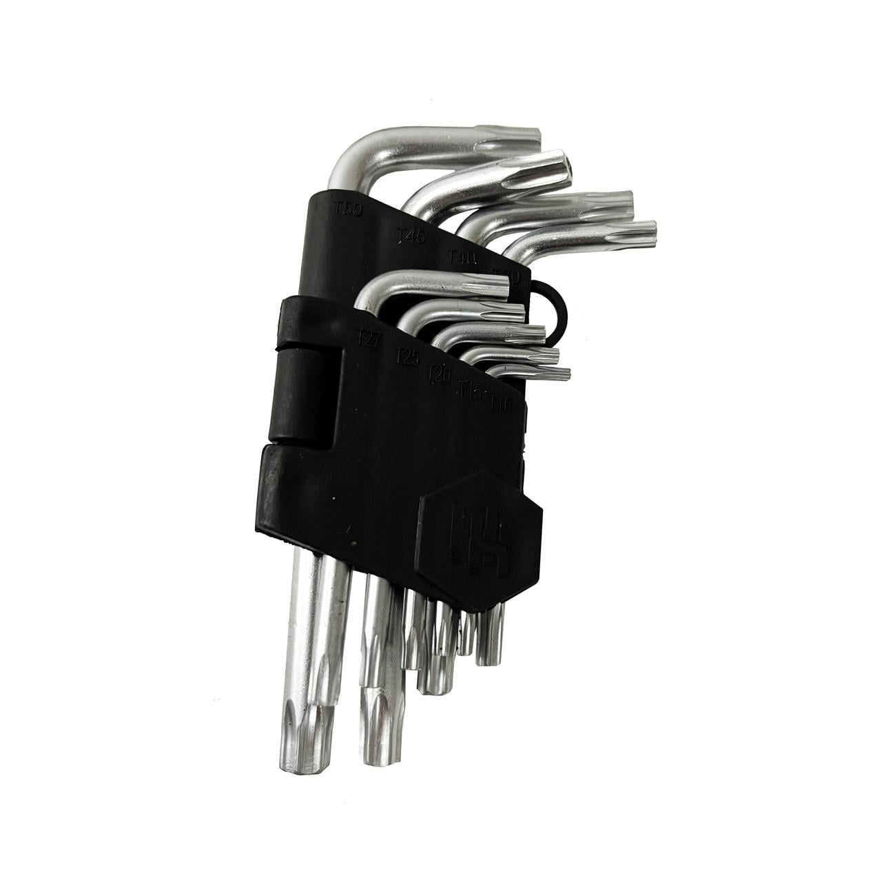 Набор ключей HorsAY Hard TORX Cr-V жесткость 52HRC 9 шт. (0127-001)