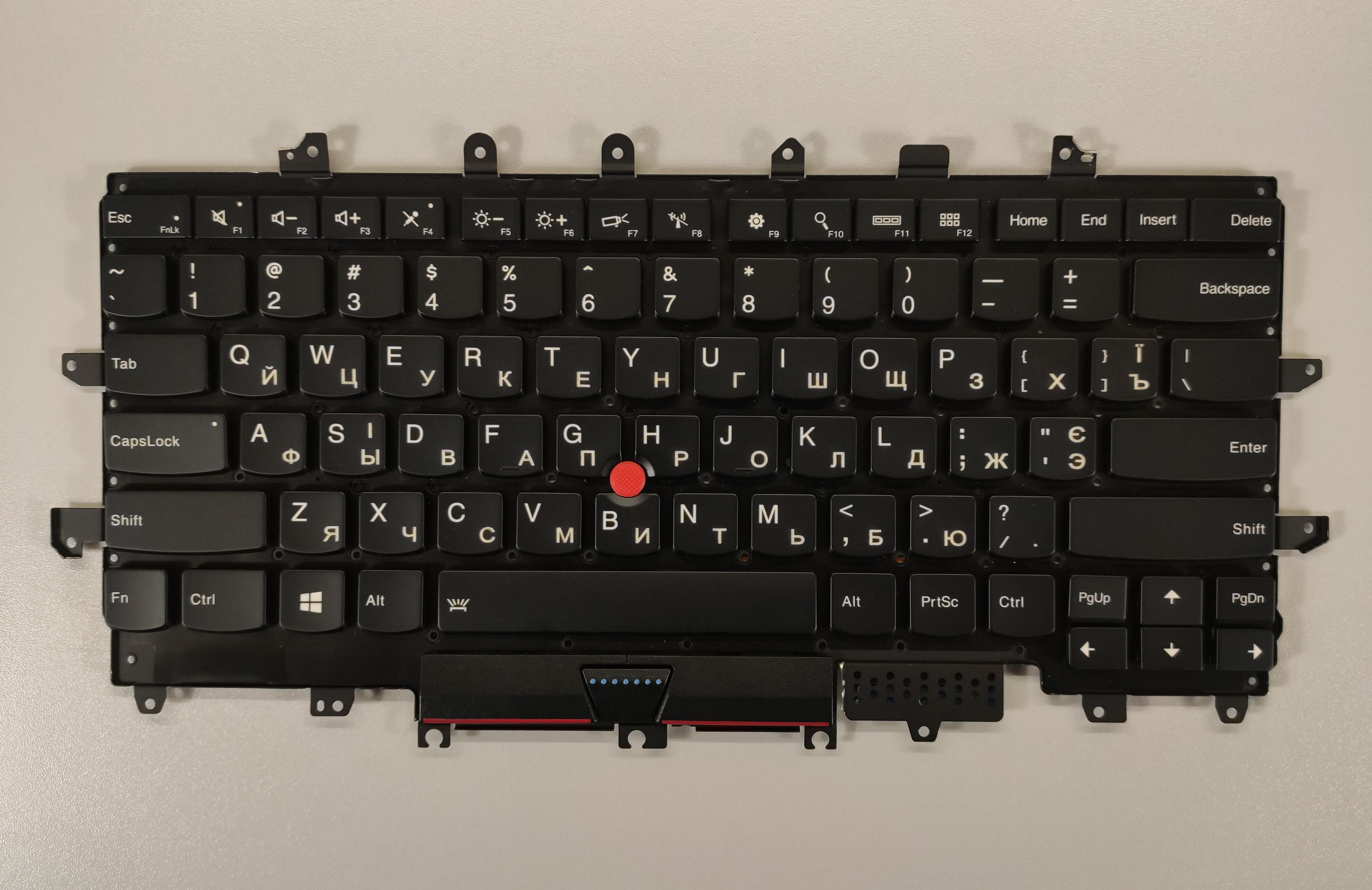 Клавиатура для ноутбука Lenovo X1 Carbon gen 4 с подсветкой (K521)