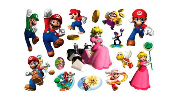 Детские татуировки Mario Tattoo Set (3701)