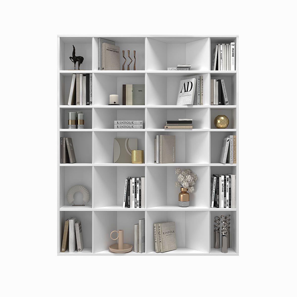 Стеллаж открытый Art in Head 1 Light 1200х1460х160 мм Белый бриллиант (LT13010000000)