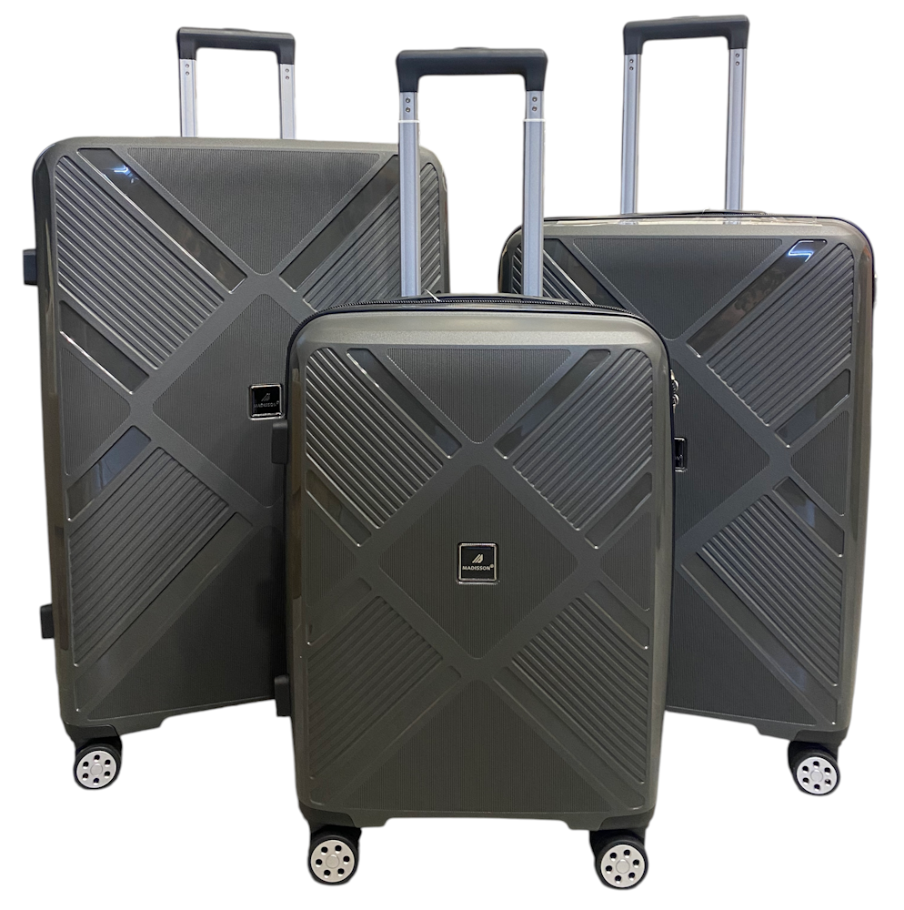 Комплект чемоданов MADISSON Snowball 53103 Серый (cc94968e4bd9d31475b9822cbbf4b2e5)