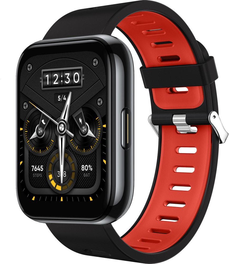 Ремешок Traf для смарт-часов Realme Watch 2/2 Pro Black/Red (37300-44)