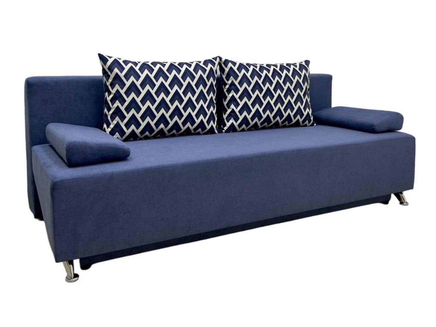 Диван Virkoni Танго еврокнига Аляска 11/Олимп 21 189x83x71 см Синий/Принт (44704-01001051121) - фото 2 Диван Virkoni Танго еврокнига Аляска 11/Олимп 21 189x83x71 см Синий/Принт (44704-01001051121) - фото 2