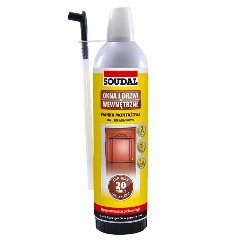 Пена двухкомпонентная SOUDAL Soudafoam 2K 400 мл 3 шт. Светло-зеленый (000010000004002K00)