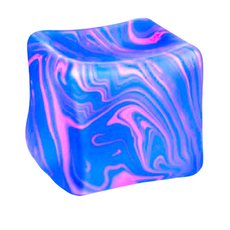 Игрушка-антистресс для детей NeeDoh Nice Cube Градиент Синий (EPC16078M)