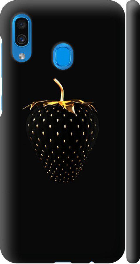 Чехол на Samsung Galaxy A20 2019 A205F Черная клубника (3585m-1761-42517)