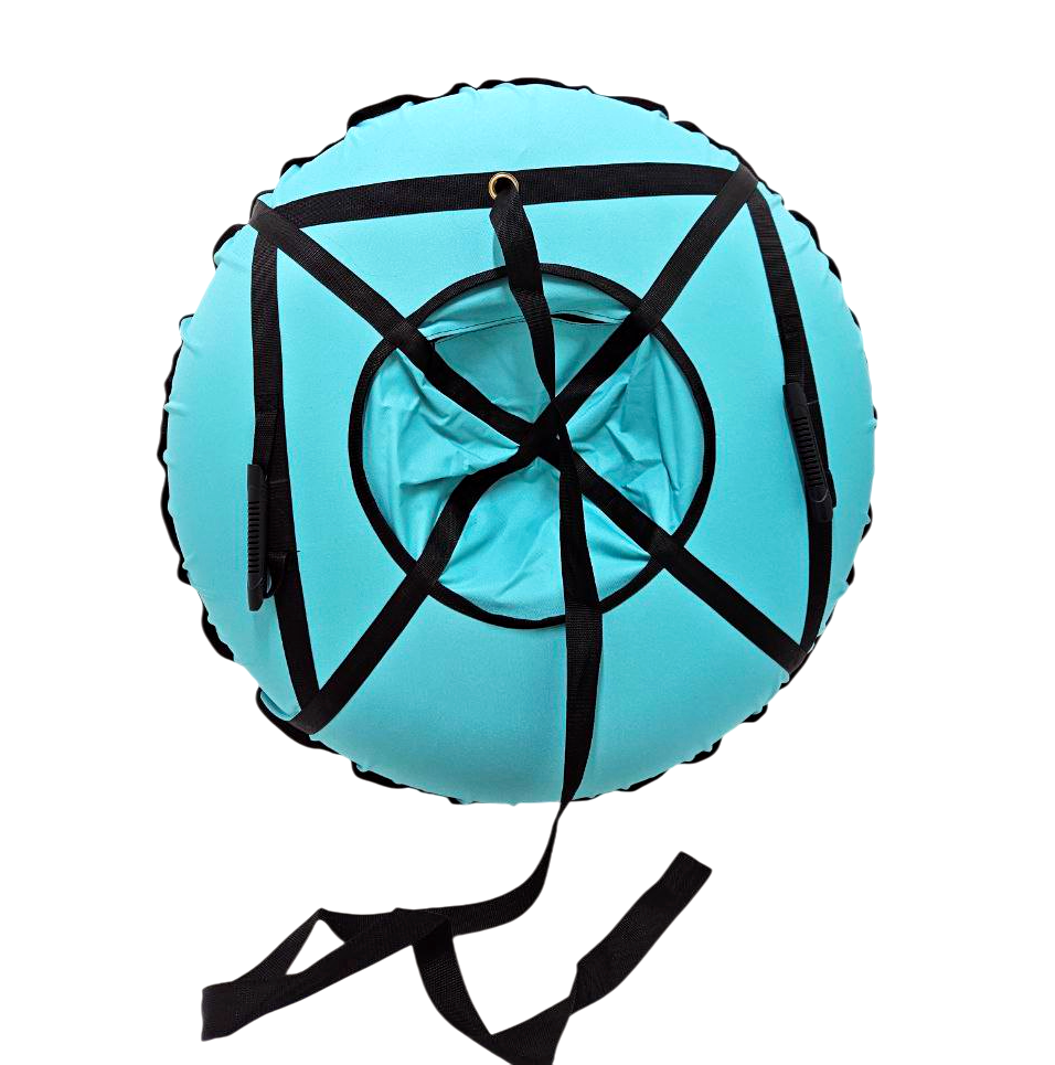 Тюбинг надувной TAKE&RIDE с камерой для детей и взрослых 100 см Бирюза