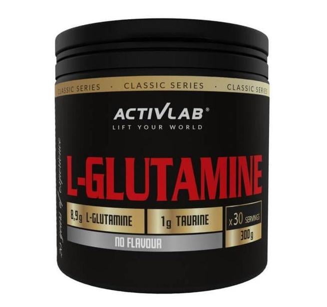 Глютамин для спорта Activlab L-Glutamine 300 g /30 servings/