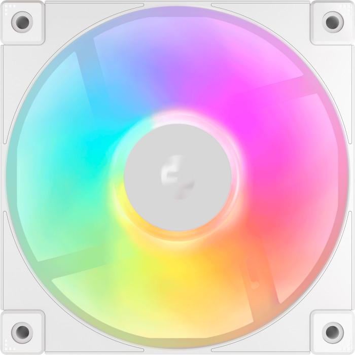Кулер для PC DeepCool FD12 ARGB WH R-FD12-WHAPN1-G 400-2050 об/мин 63.6 CFM гидродинамический подшипник 120x120x25 мм (623012)