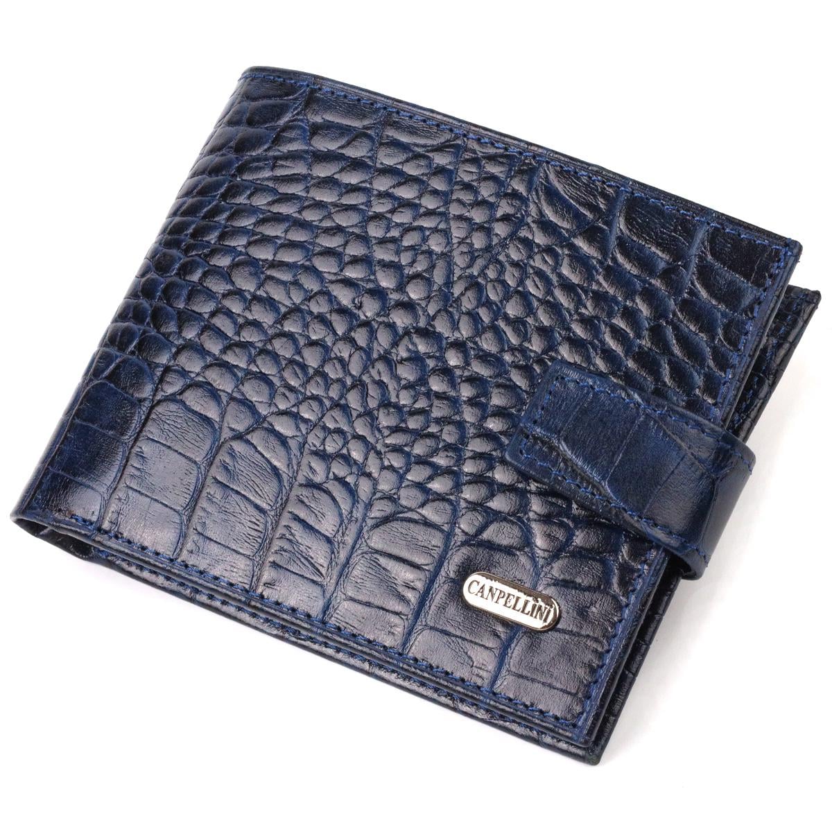 Портмоне мужское кожаное Canpellini 21883 Синий (55662)