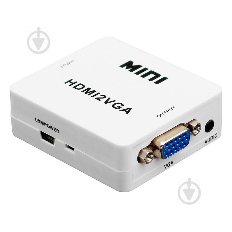 Конвертер видеосигнала Adenki HDMI 2 VGA (77-00255-02)