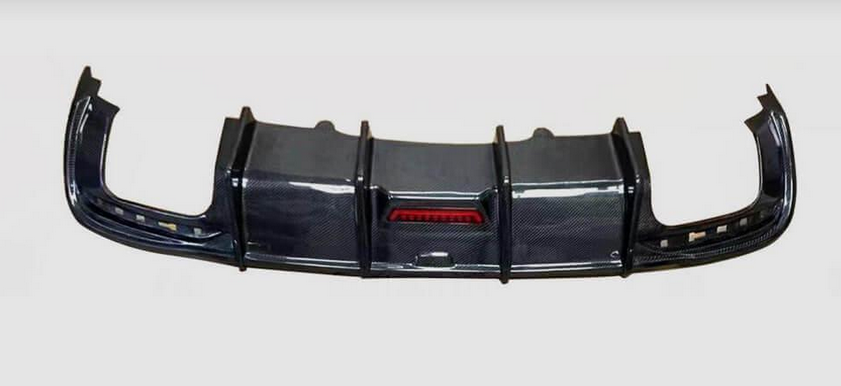 Диффузор заднего бампера DDCarbon V3 для S-Line DDCarbon для Audi A4 B10 2024- гг. натуральный карбон (133027)