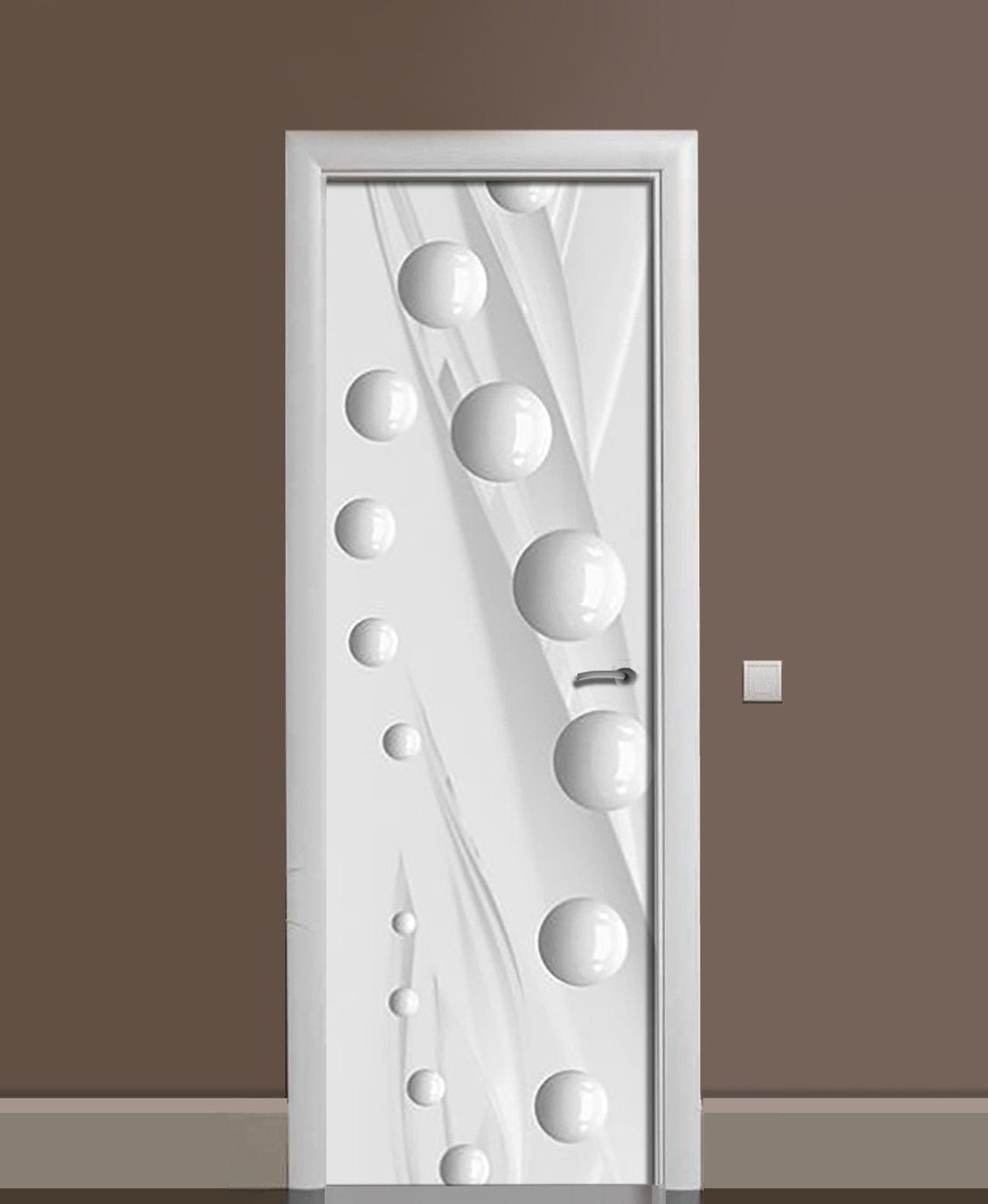 Наклейка 3D на дверь Zatarga "Идеальный порядок" виниловая 650х2000 мм Наклейка 3D на дверь Zatarga "Идеальный порядок" виниловая 650х2000 мм