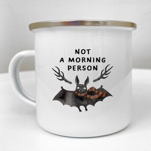 Кружка металлическая Camper "Not a morning person" 250 мл (KRM_23S160)