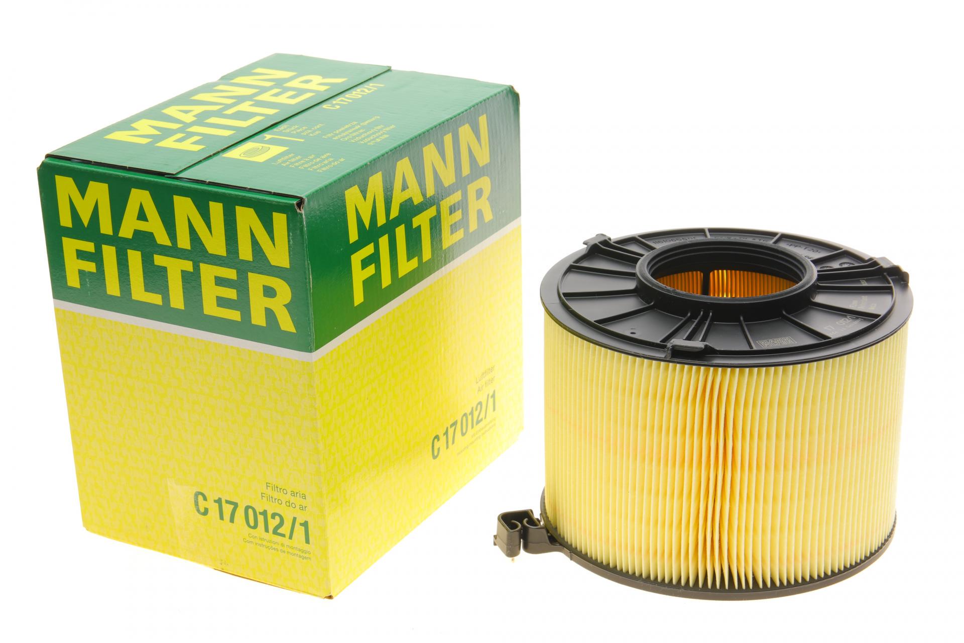 Фильтр воздушный Mann-Filter для Audi A4/A5 2,0TFSI 15- (C 17 012/1)