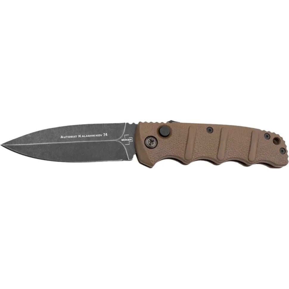 Нож складной Boker Plus AKS-74 Dagger Smokewash Brown (01KALS89)