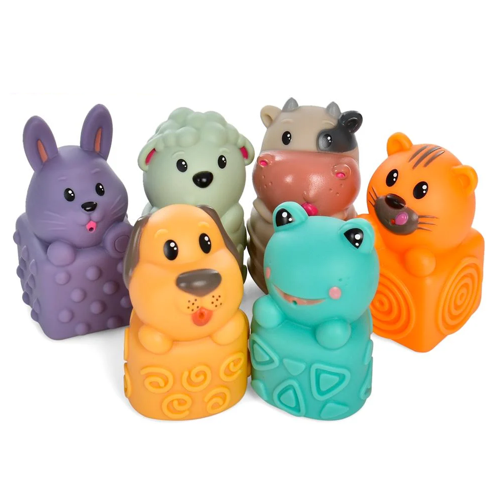 Игрушечный набор для купания Bath Toys 1029 животные брызгалки 6 шт. (2423703036)