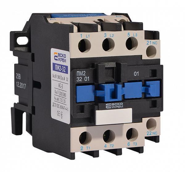 Контактор-пускатель АСКО-Укрем ПМ 2-32-01 M7 LC1-D3201 32А 220 B 1NC (A0040010050)