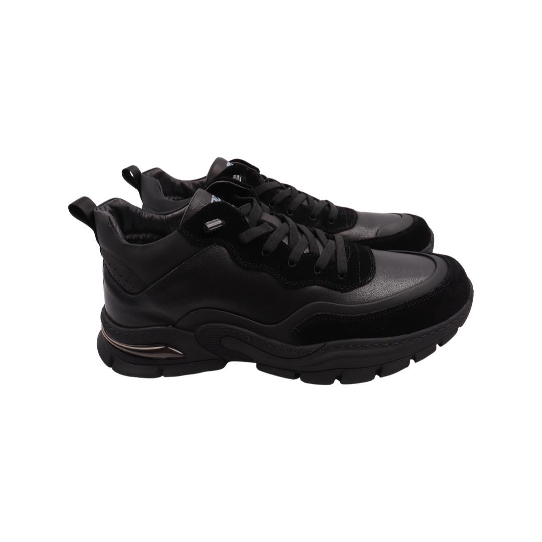 Ботинки мужские Li Fexpert из кожи р. 42 Черный (1049-23ZHS)