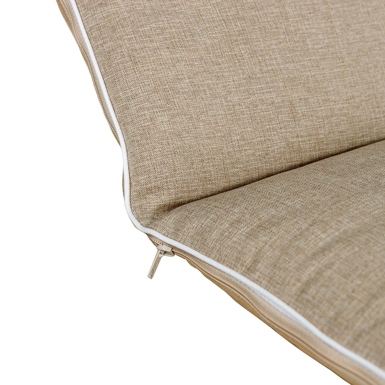 Матрас для шезлонга Ost-Fran TRIO тексилк 189x58x5 см Светло-бежевый меланж 4212 (3913) - фото 3 Матрас для шезлонга Ost-Fran TRIO тексилк 189x58x5 см Светло-бежевый меланж 4212 (3913) - фото 3