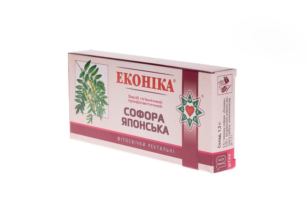 Свечи с экстрактом софоры японской Econika 10шт. (1748737385)