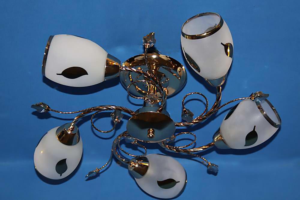 Люстра с плафонами Ray L82252/5 CR+FGDMIX (30225374)