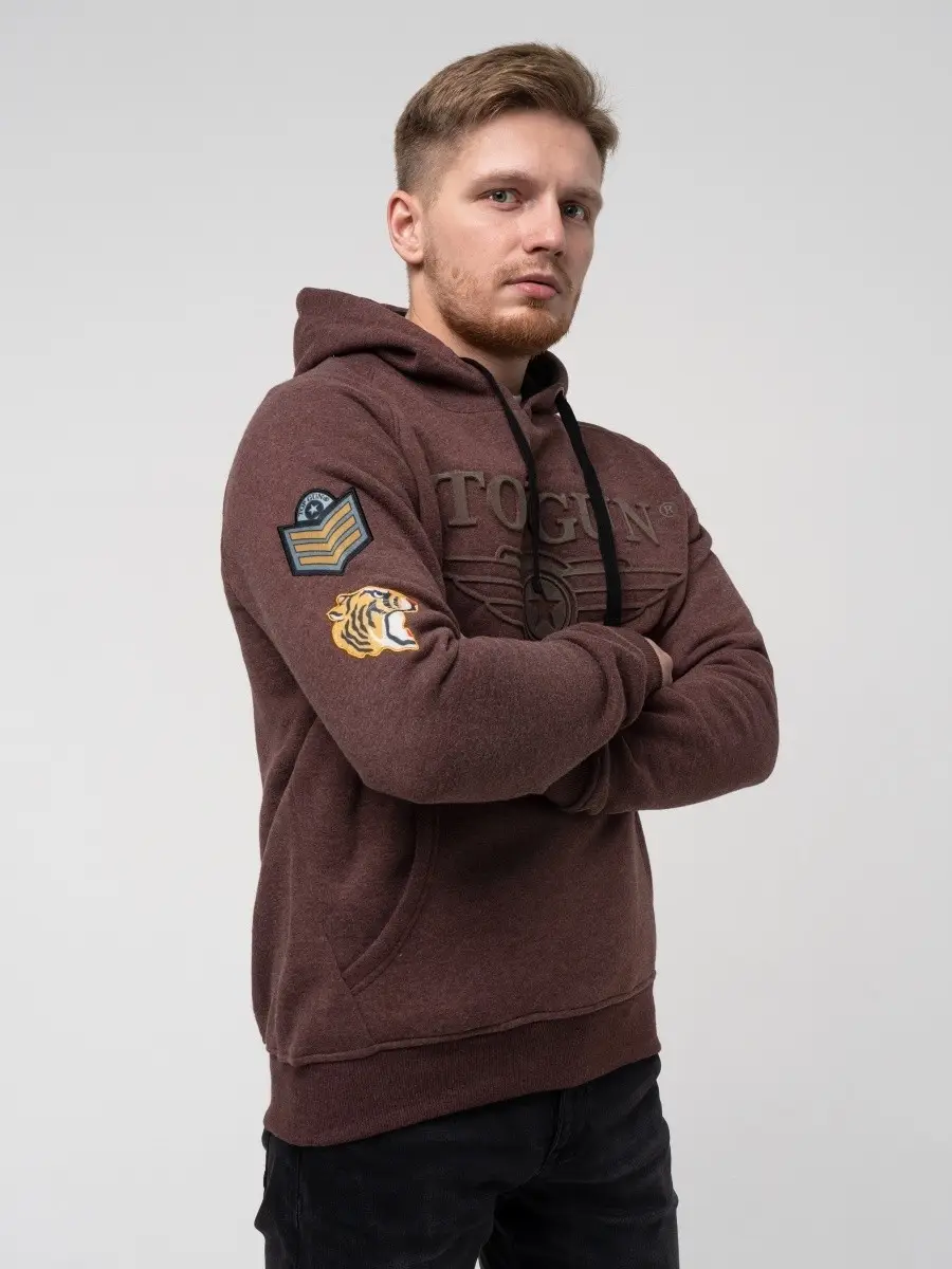 Толстовка Top Gun 3D Logo Hoodie S Brown (TGD1912BS) - фото 5