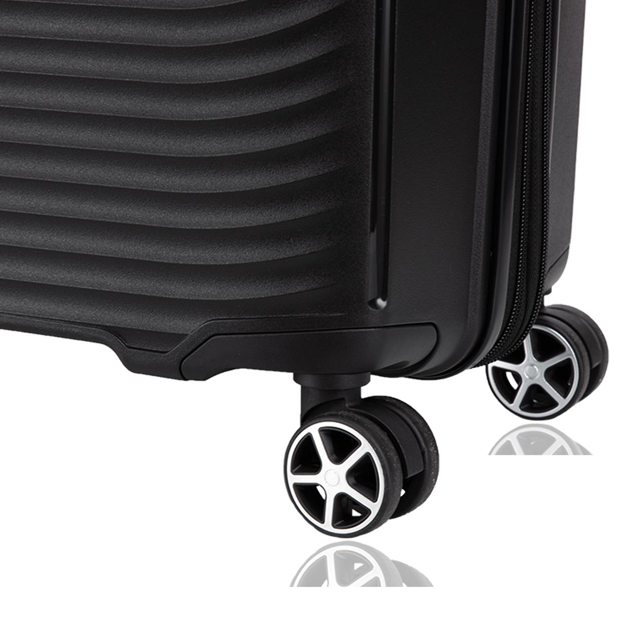 Валіза середня Snowball 40903 поліпропілен M Чорний - фото 2 Валіза середня Snowball 40903 поліпропілен M Чорний - фото 2