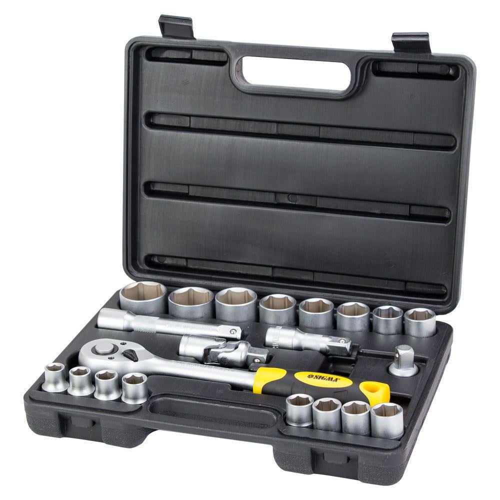 Набор торцевых насадок Sigma CrV mid 1/2" 21 шт. (6003721)