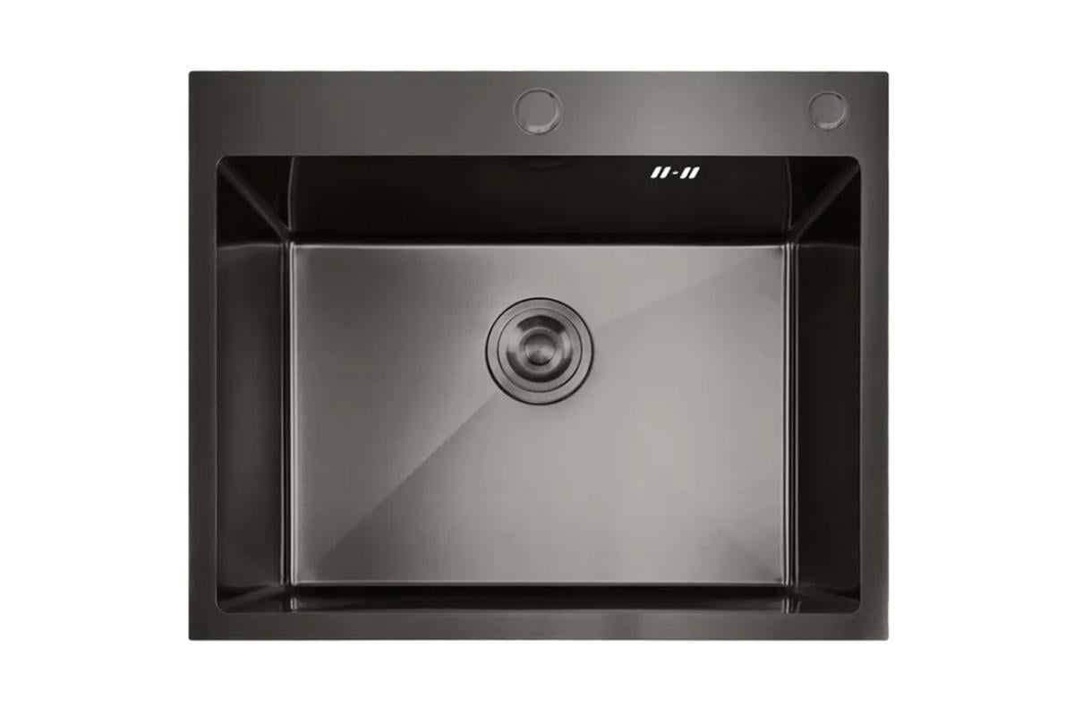 Мийка для кухні MIXXUS MH5843 Nano-Black із нержавіючої сталі Графітовий (MX1931)