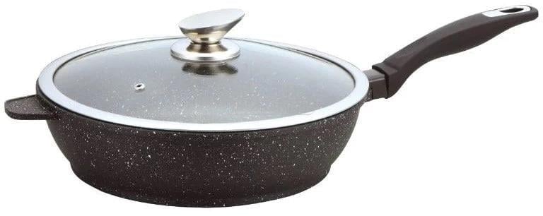 Сковорода з кришкою Bohmann BH 1300-28 MRB з антипригарним покриттям 28 см (1300-28)