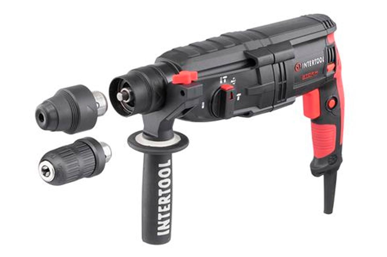 Перфоратор прямий Intertool-Storm 1000Вт DFR (WT-0171) Перфоратор прямий Intertool-Storm 1000Вт DFR (WT-0171)