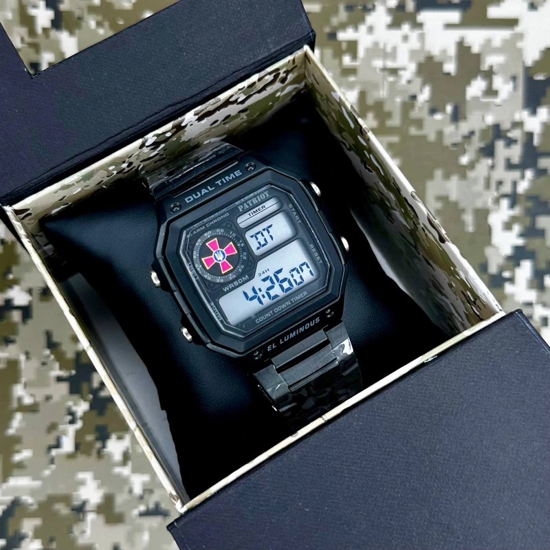 Наручные часы Patriot 011SISU ВСУ с коробкой Черный - фото 3 Наручные часы Patriot 011SISU ВСУ с коробкой Черный - фото 3