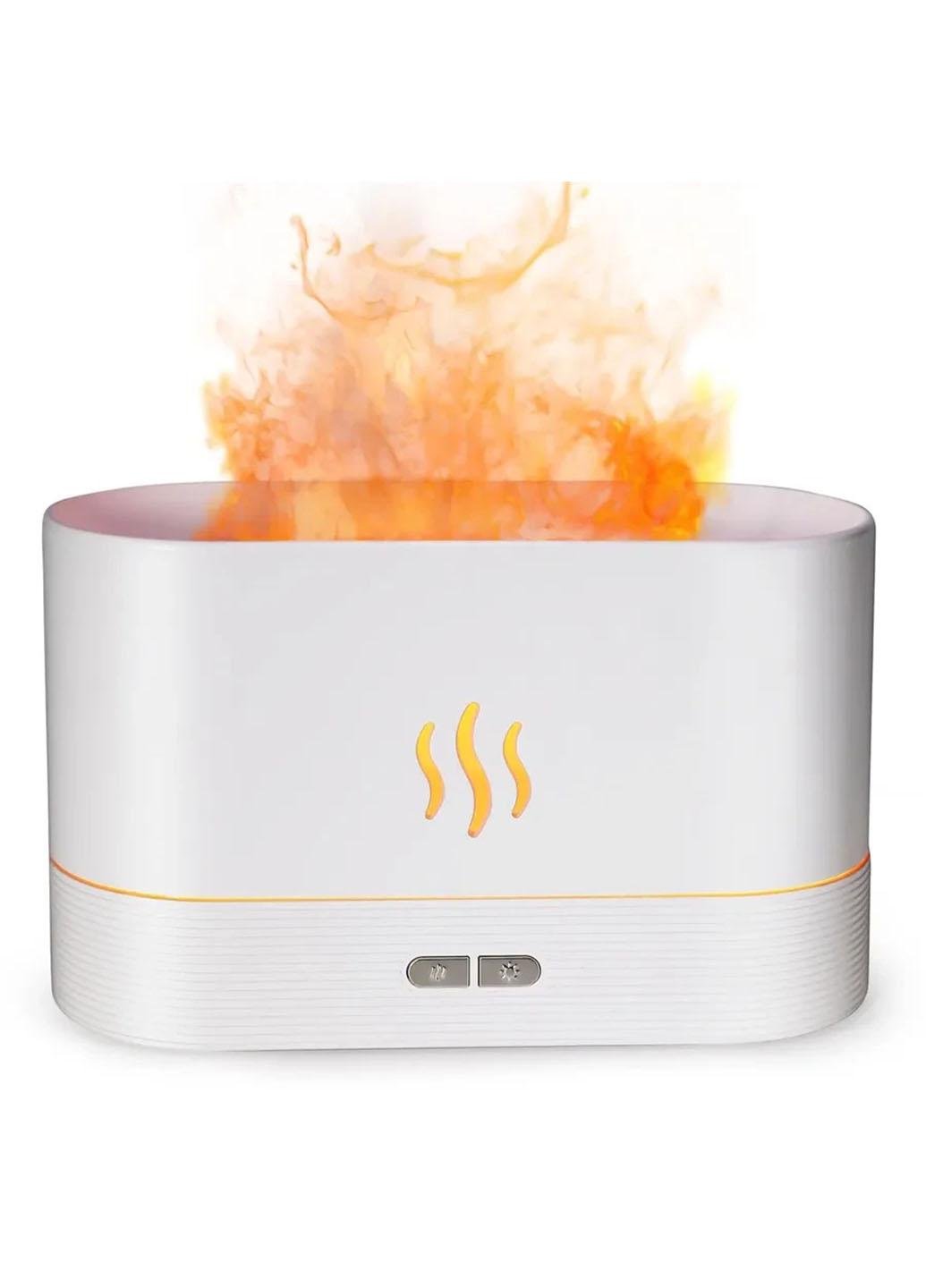 Увлажнитель воздуха ультразвуковой Flame fireplace 2в1 с эффектом пламени 7 режимов подсветки 180 мл Белый (262L) - фото 4 Увлажнитель воздуха ультразвуковой Flame fireplace 2в1 с эффектом пламени 7 режимов подсветки 180 мл Белый (262L) - фото 4