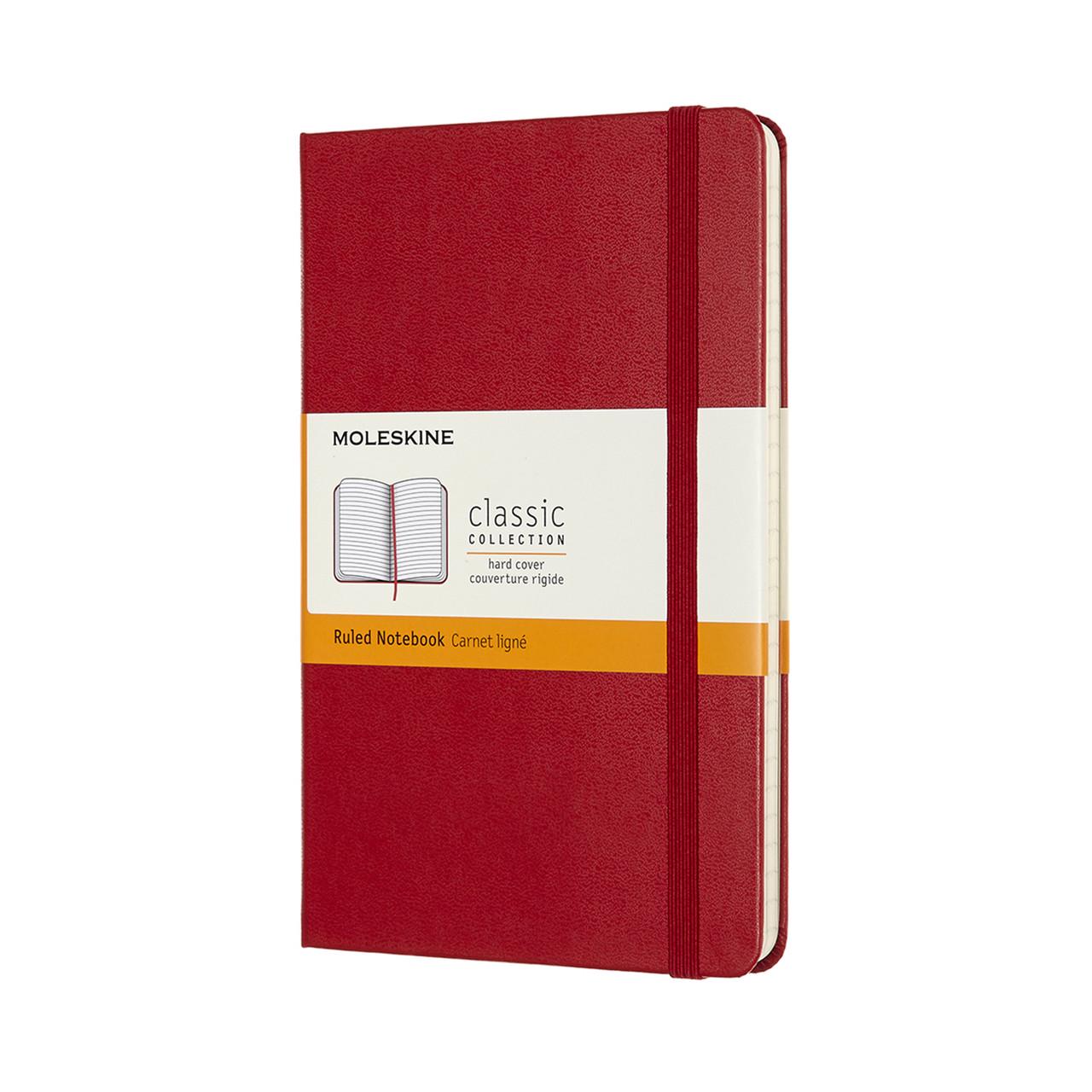 Блокнот Moleskine Classic медиум средний 11,5х18 см 192 страницы в линейку Красный (8058647626628)